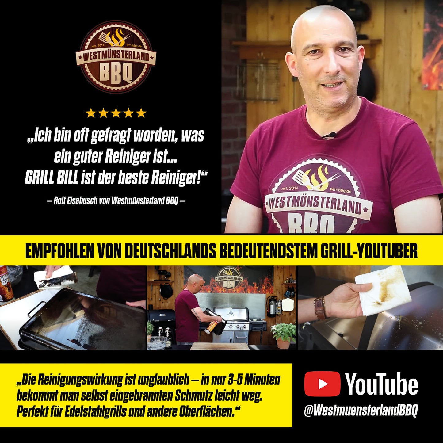 Grill Bill wird empfohlen Westmünsterland BBQ