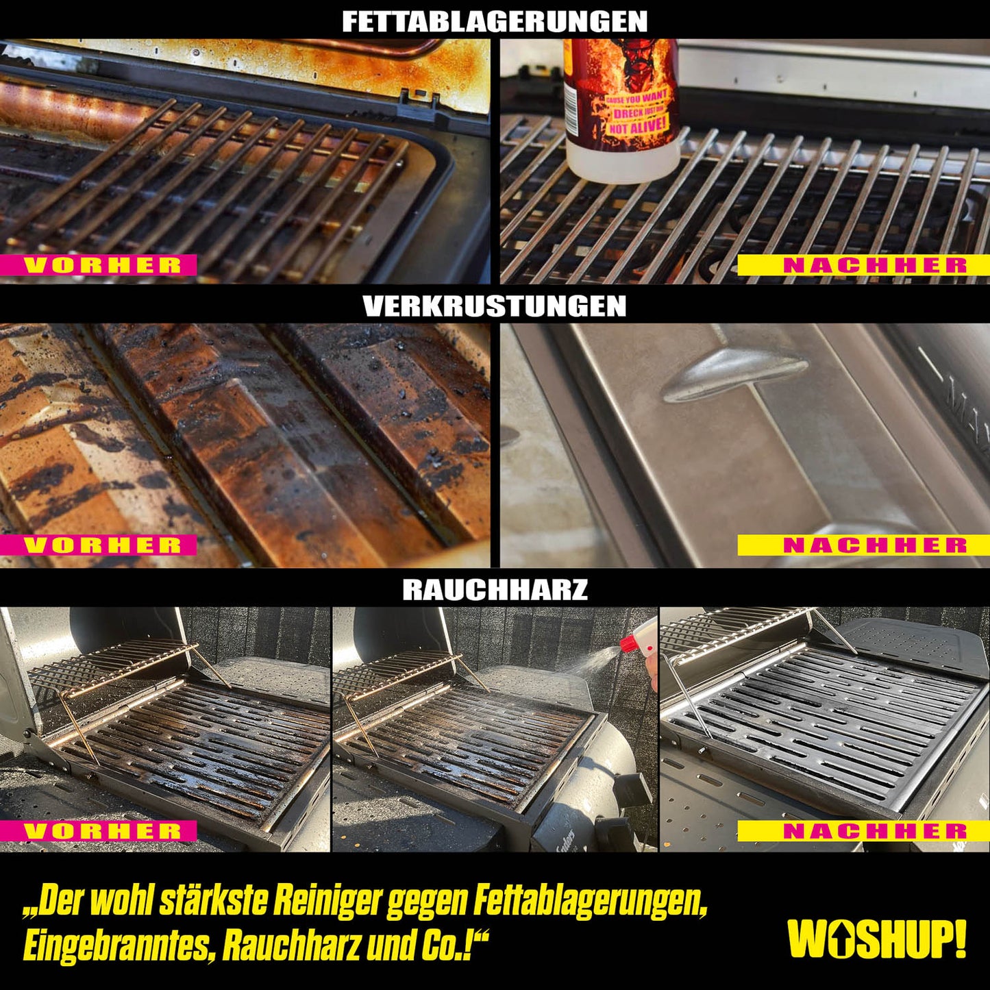 Grill BIll Vorher Nachher Grillrost