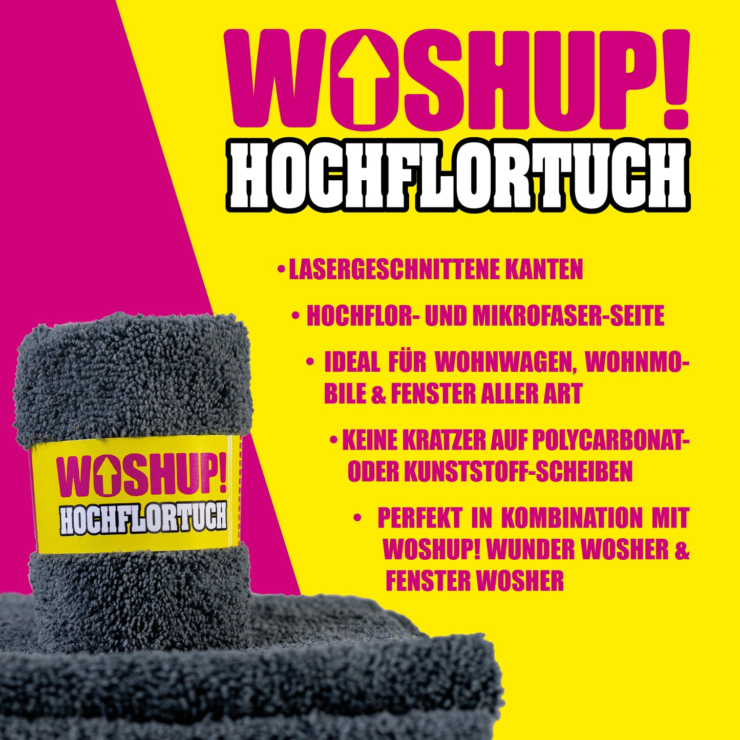 Hochflor-Reinigungstuch