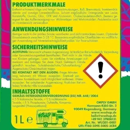 AUTOSHAMPOO KONZENTRAT - WOSHUP